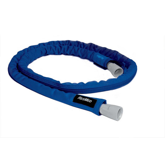 Funda azul para tubo estándar ResMed 33963; tubo de demostración no incluido