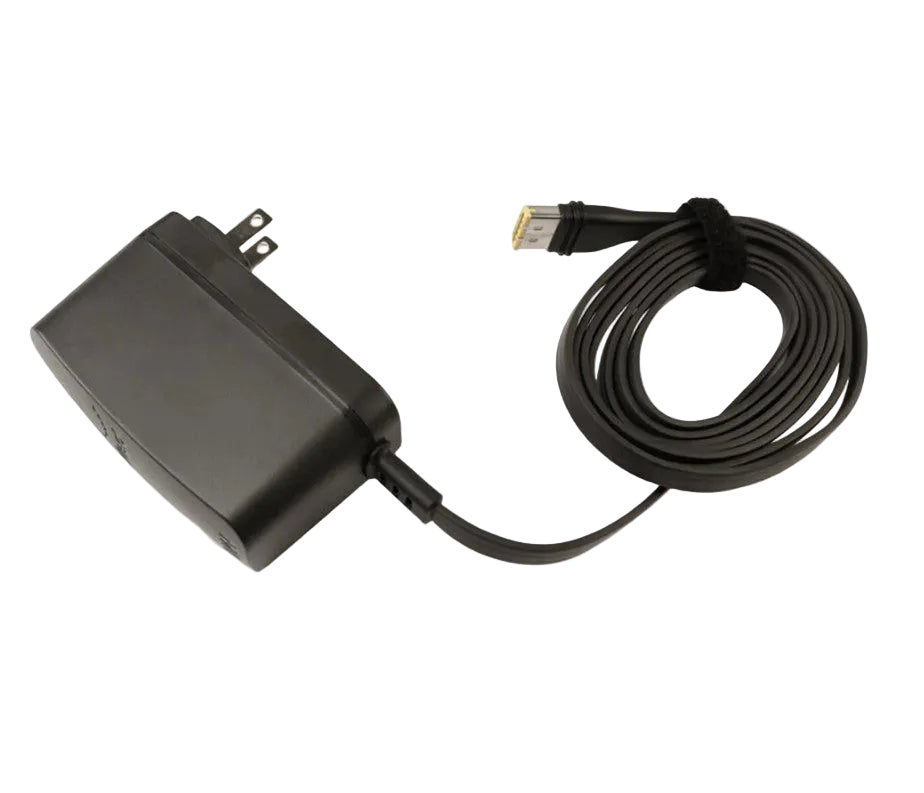 Fuente ResMed AirMini 20 W 38828 con cable y dos clavijas planas, fotografía original completa.