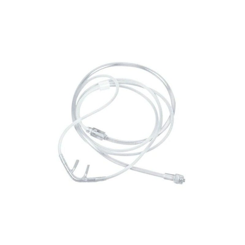 Cánula nasal ResMed 70388 completa con tubo enrollado y conexión para ApneaLink
