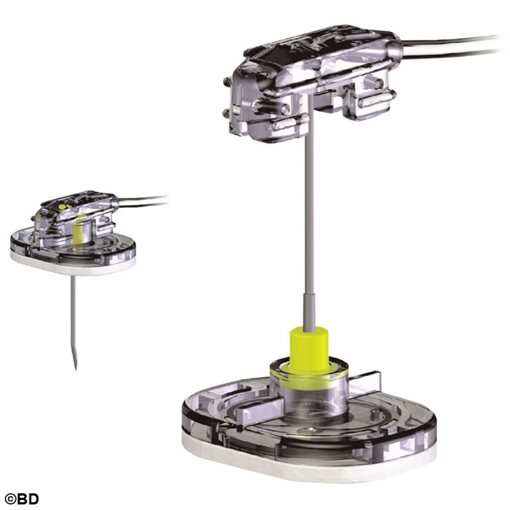 BD SafeStep Huber 19G x 1.5 pulgadas sin sitio Y, LH-0040