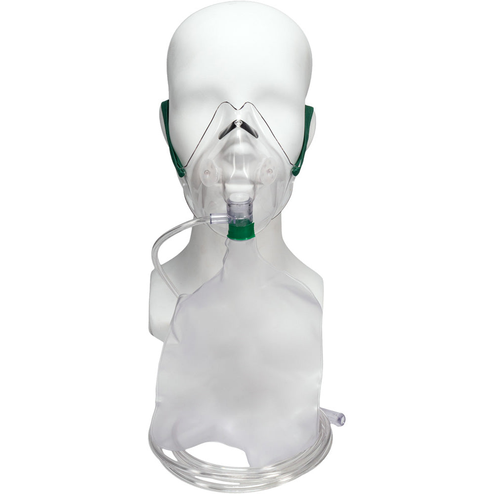 Mascarilla Salter Labs 8140 de no reinhalación para adulto con bolsa reservorio y tubo