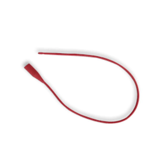 Sensimedical, sonda Nelaton roja de hule látex calibre 12 Fr