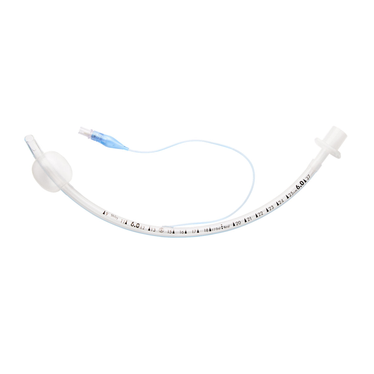 Sonda endotraqueal Shiley Hi-Lo con cuff intermedio y ojo de Murphy; referencia visual de la familia KDL874