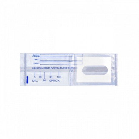 Bolsa Siliceo para urocultivo infantil de niña, 100 ml