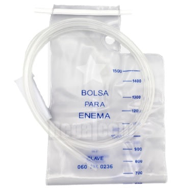 Bolsa Siliceo para enema sin tapón de 1750 ml