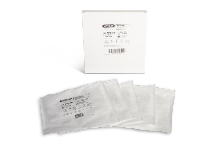 Familia Silverlon Wound Pad: apósitos almohadillados con plata en varias medidas