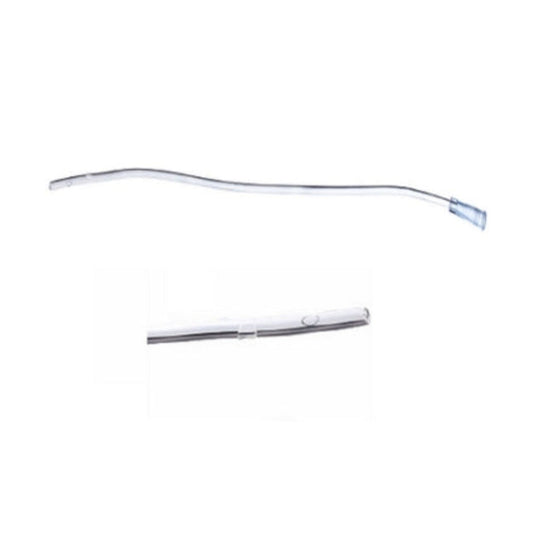 Sonda Nelaton MMD de PVC transparente 8 Fr sobre fondo blanco