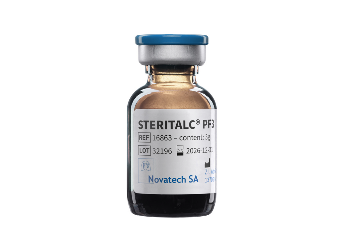 STERITALC PF3 frasco de talco médico estéril de 3 g
