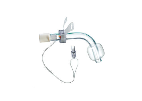 TRACOE Vario C-P, cánula de traqueostomía con balón de baja presión y placa ajustable