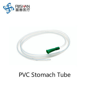 Tubo gástrico de PVC Fushan ST14P con conector verde, 14 Fr y 120 cm