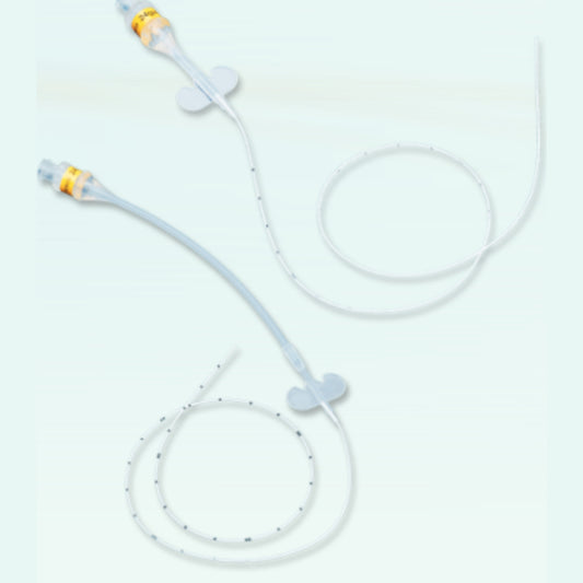 Catéter PICC neonatal Utah Medical PICC-Nate de silicona de un lumen, con conector de perfil bajo y aleta de sutura
