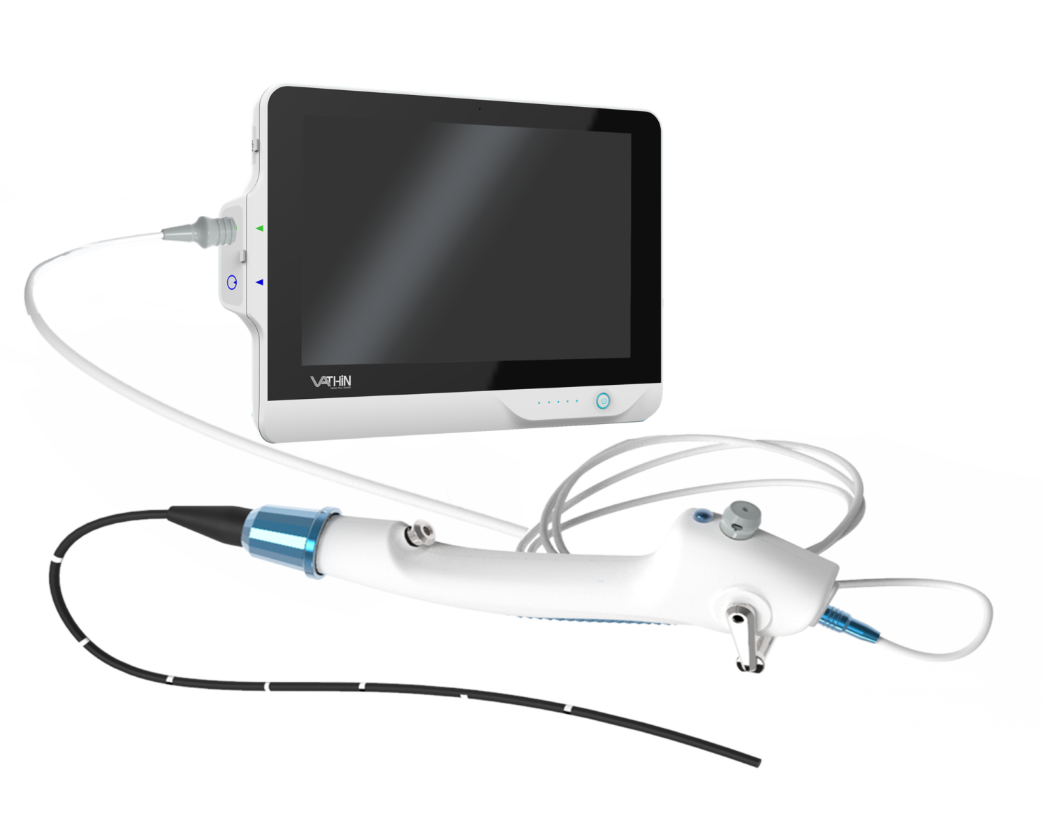 Monitor Vathin para broncoscopio flexible y visualización endoscópica