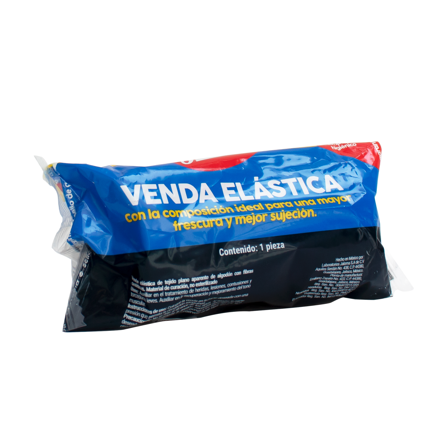 Venda Elástica Jaloma 10 cm x 5 m de tejido plano 60% algodón y 40% poliéster