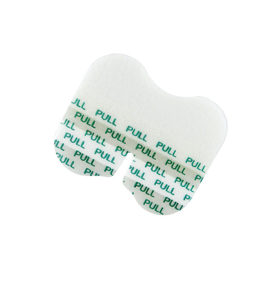 Vygon Grip-Lok 5804.11: apósito hidrocoloide de fijación nasogástrica con liner Pull, sobre fondo blanco