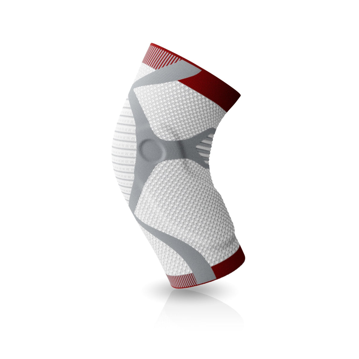 Actimove EpiMotion blanca, vista lateral con diseño Helix y pelotas en los epicóndilos