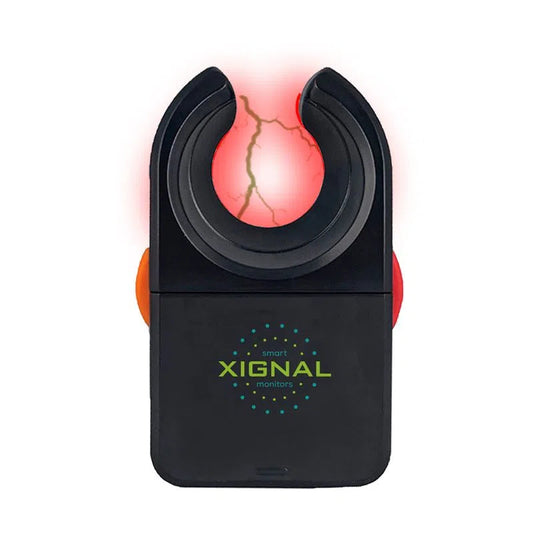 Lámpara localizadora de venas Xignal XScan, fotografía de catálogo de las referencias adulto y pediátrica.