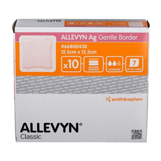 Allevyn Ag Gentle Border 12.5 cm x 12.5 cm 66800438