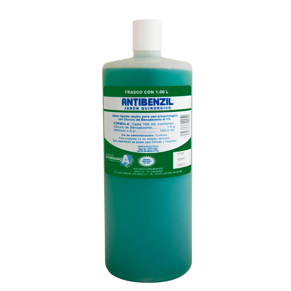Jabon Quirurgico Antibenzil 1 litro