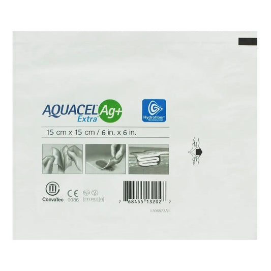 Aquacel Extra Ag+ antimicrobiano 15cm x 15cm 413568