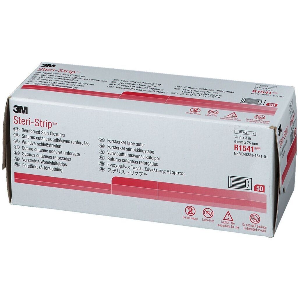 Steri-Strip Sutura Cutanea Reforzada 6 mm x 75 mm R1541