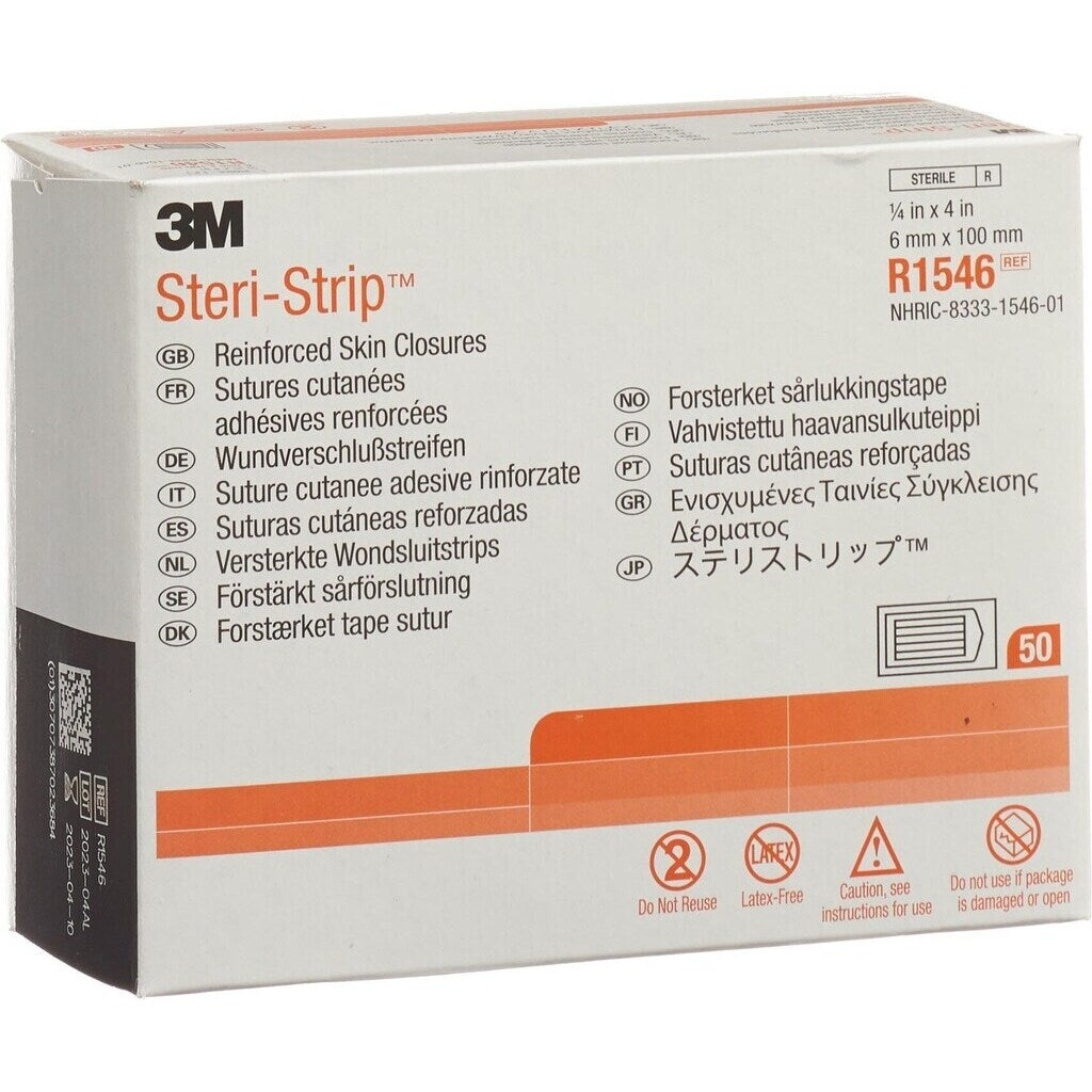 Steri-Strip Sutura Cutanea Reforzada 6 mm x 100 mm R1546